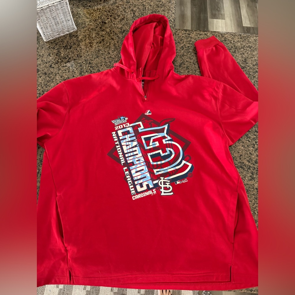 St. Louis Baseball Cardinals MLB world series 2013  Men’s 2x. Majestic